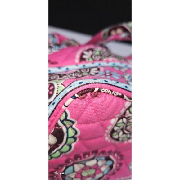 Vera Bradley Drawstring Pink Handbag Cupcake Retired EUC - Picture 13 of 16